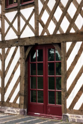 Extension en pan de bois, Pacé (35)